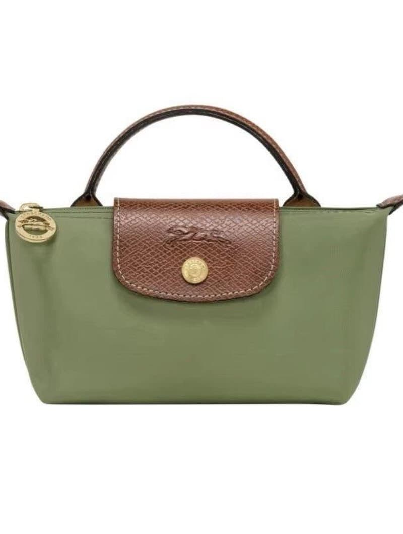 Longchamp Le Pliage Pouch — Sage — view 1